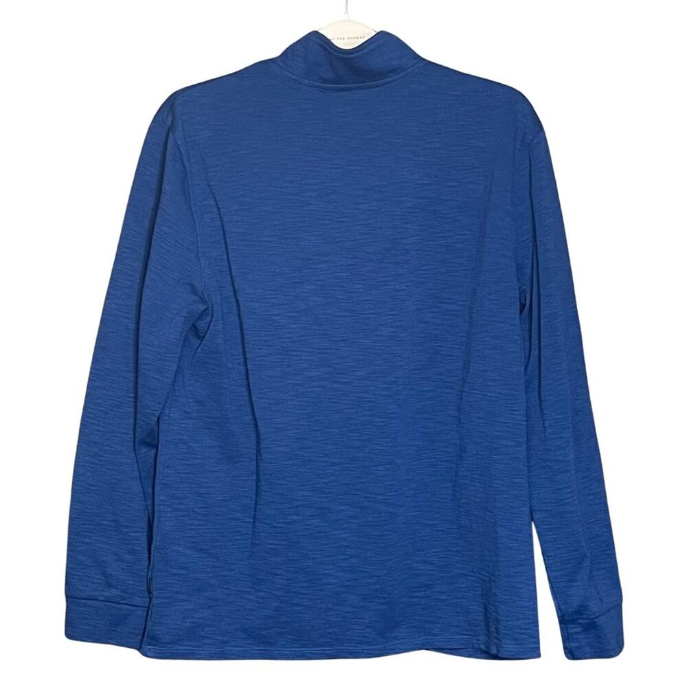 Men’s Calvin Klein pullover 1/4 zip blue long sleeve casual size XL